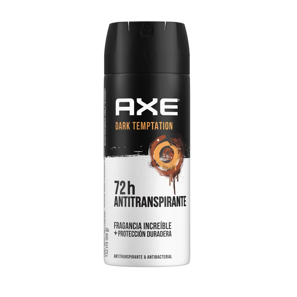 ANTITRANSPIRANTE AXE AEROSOL DARK TEMPTATION X 152 ML - Ecofarma