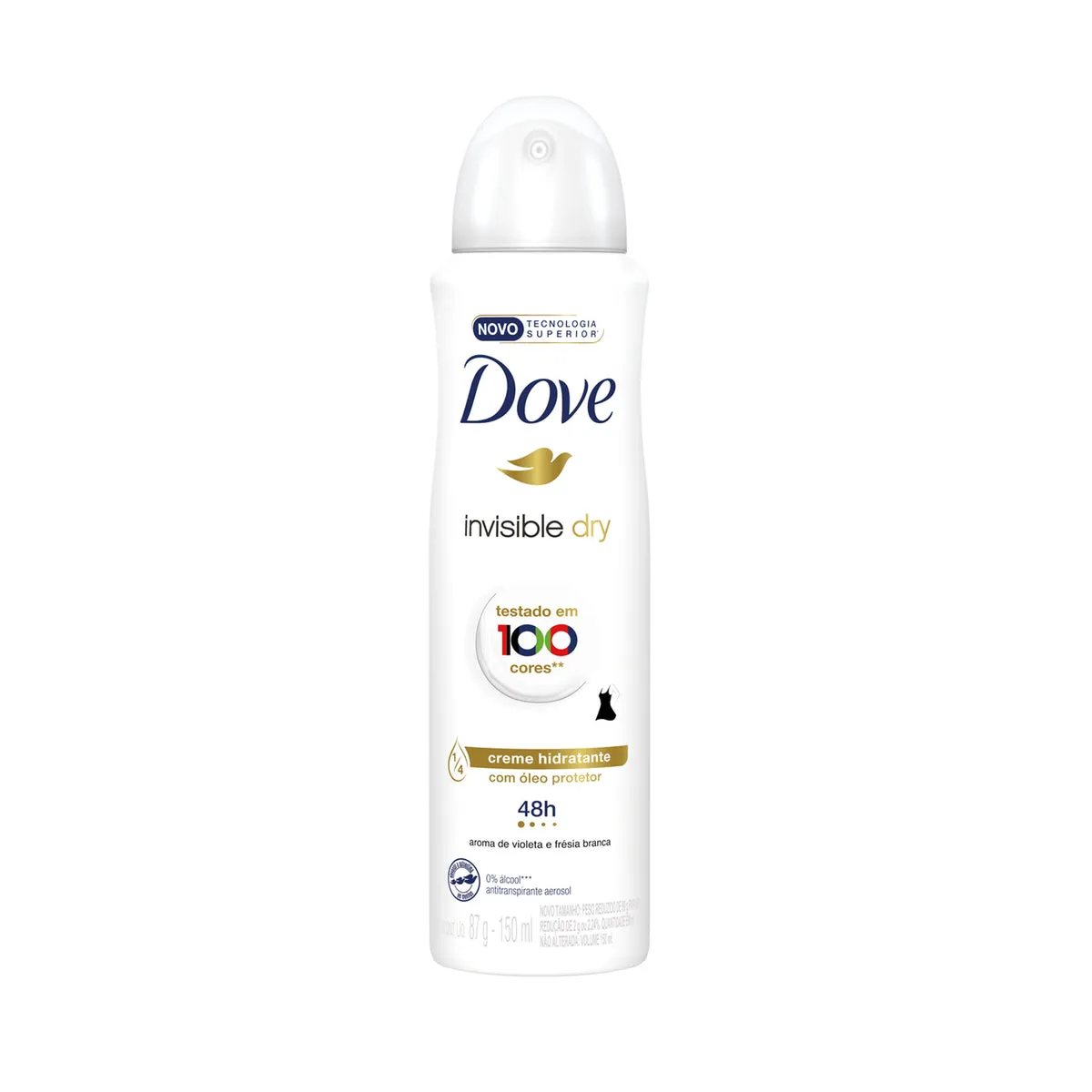 DESODORANTE DOVE INVISIBLE DRY AEROSOL X 150 ML. - Ecofarma