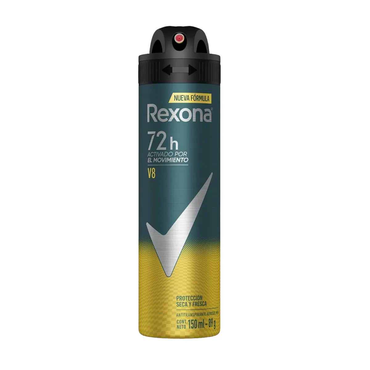 DESODORANTE REXONA V8 ACTIVADO POR EL MOVIMIENTO AEROSOL X 150 ML - Ecofarma