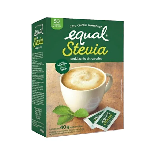 EQUAL STEVIA SOBRES 6 DP X 50 SOBRES - Ecofarma