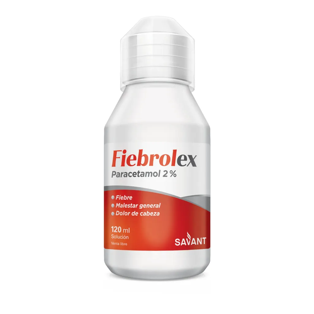 FIEBROLEX 2% SOLUCION FCO X 120 ML - Ecofarma