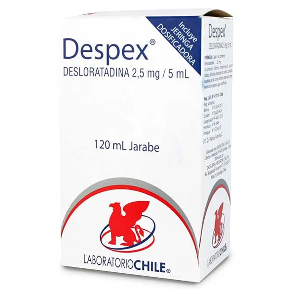 DESPEX 2.5 MG  SUSPENSION    FRASCO  X 120 ML - Ecofarma