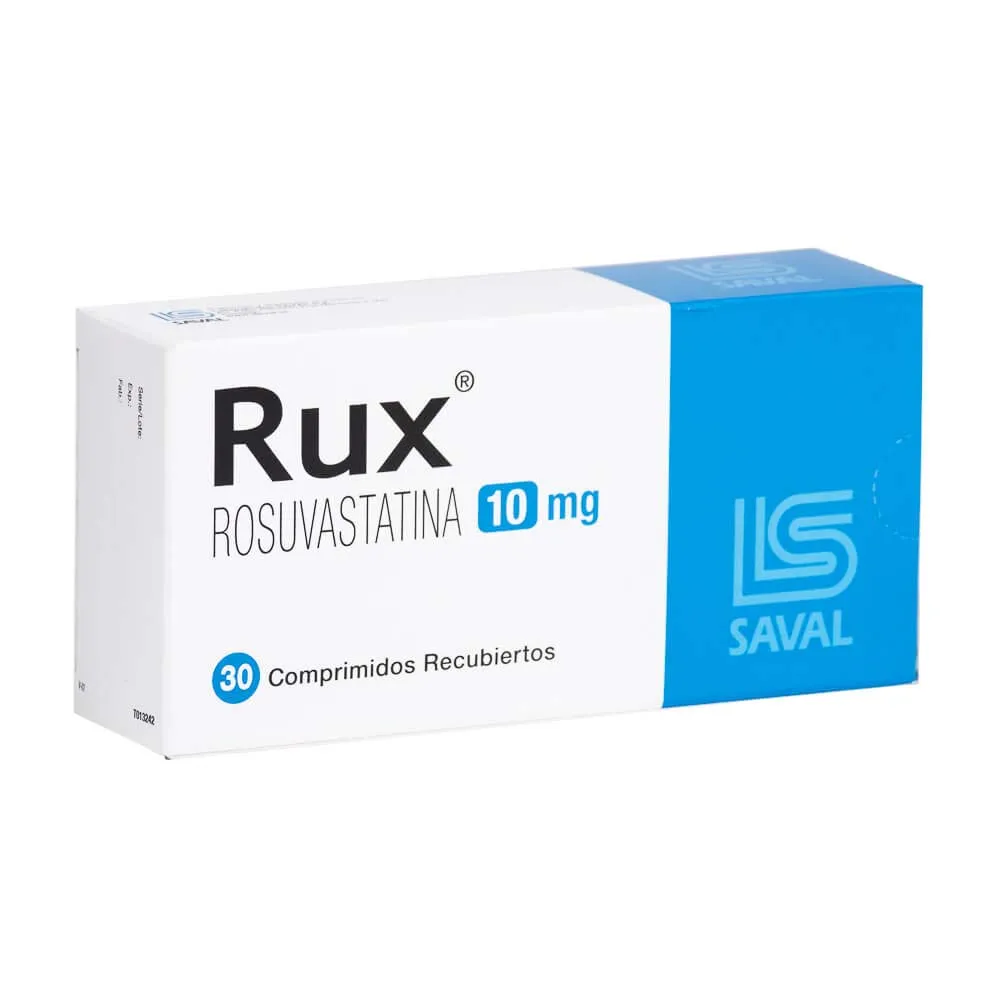 RUX 10 MG CAJA X 30 COMPRIMIDOS - Ecofarma