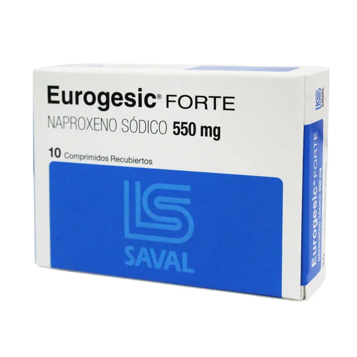 EUROGESIC FORTE CAJA X 10 COMPRIMIDOS - Ecofarma