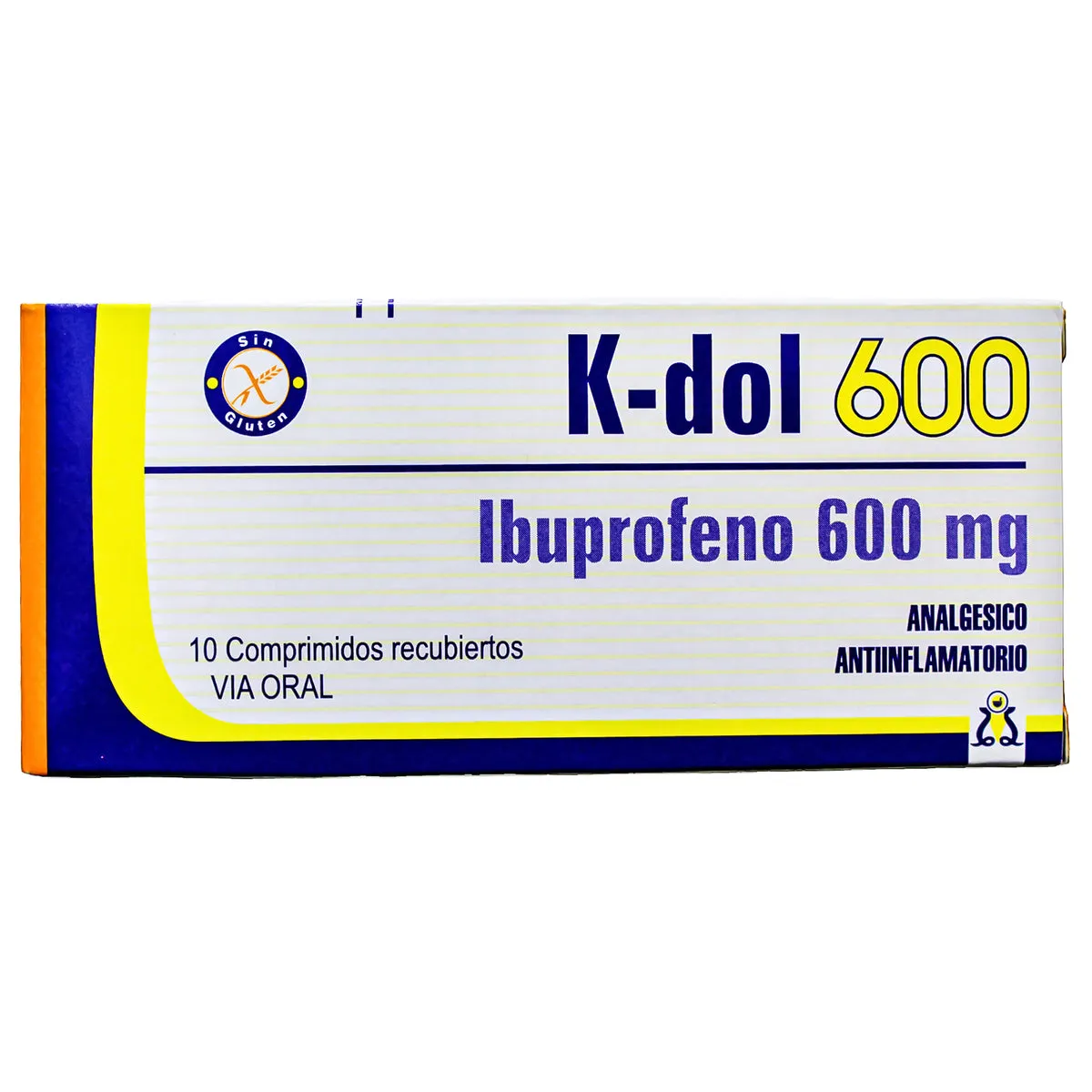 K DOL 600 IBUPROFENO COMPRIMIDOS CAJA X 10 - Ecofarma