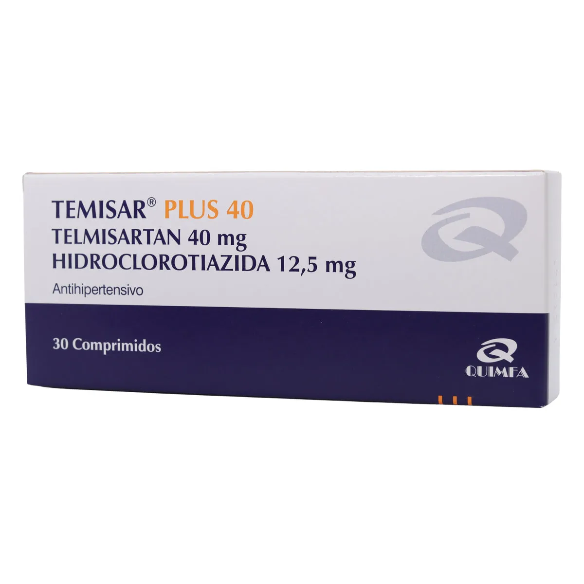 TEMISAR PLUS 40/12.5 MG CAJA X 30 COMPRIMIDOS - Ecofarma