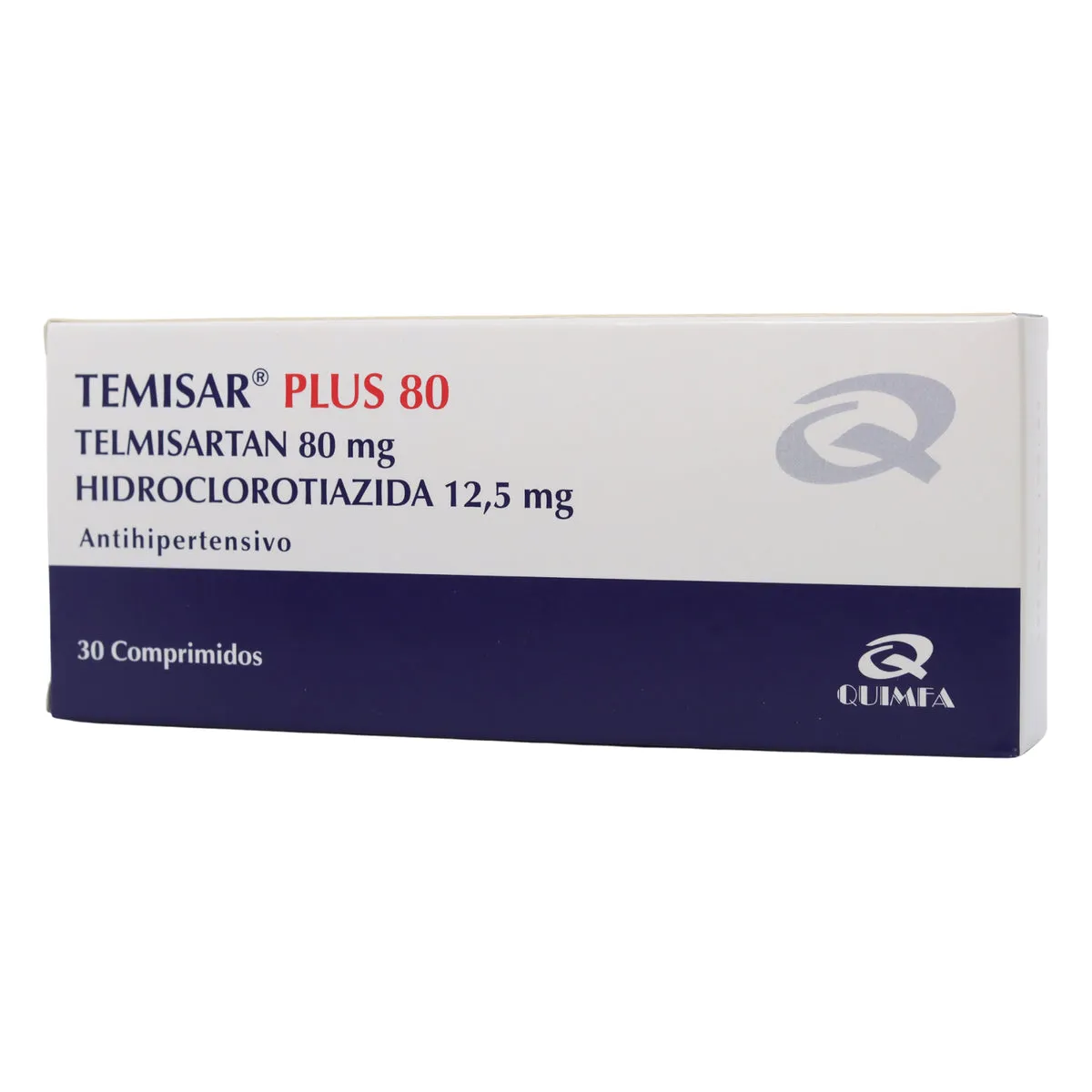 TEMISAR PLUS 80/12.5 MG CAJA X 30 COMPRIMIDOS - Ecofarma