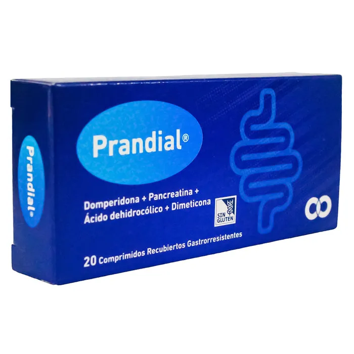 PRANDIAL CAJA X 20 COMPRIMIDOS - Ecofarma