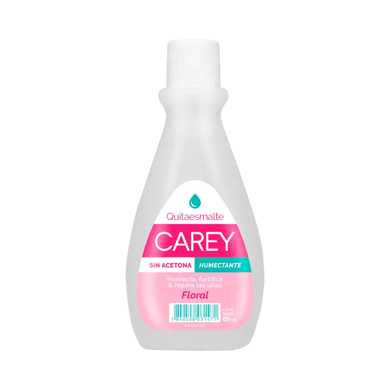 QUITAESMALTE CAREY FLORAL X 65 ML - Ecofarma