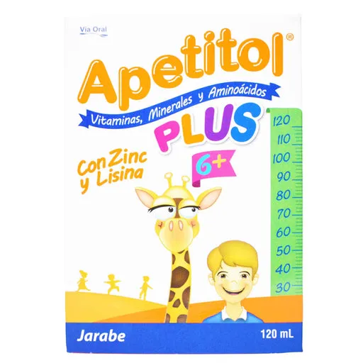 APETITOL PLUS JARABE FCO X 120 ML - Ecofarma