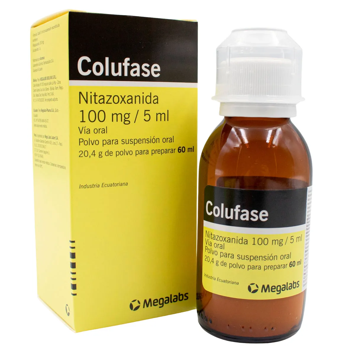 COLUFASE 100 MG SUSPENSION FCO X 60 ML - Ecofarma