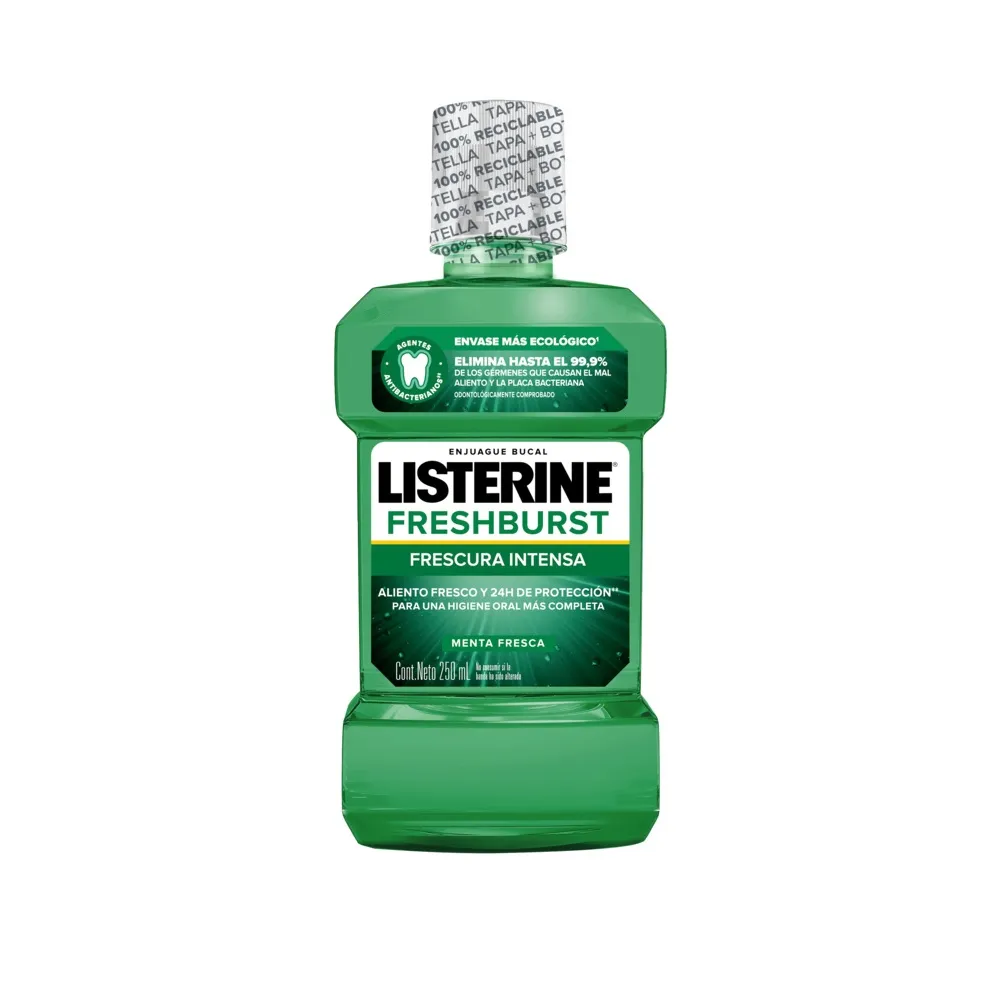 LISTERINE FRESH BURST FCO X 250 ML - Ecofarma