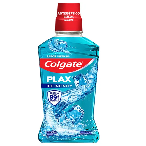 ENJUAGUE BUCAL COLGATE PLAX ICE INFINITY 250 ML - Ecofarma