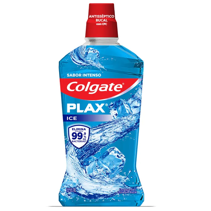 ENJUAGUE BUCAL COLGATE PLAX ICE FCO X 1 L - Ecofarma
