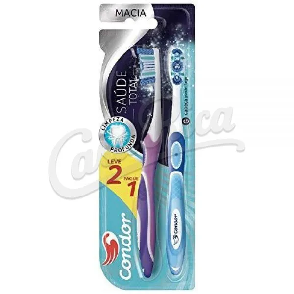 CEPILLO CONDOR COMFORT C/LIMPIADOR LINGUAL 2 X 1 - Ecofarma