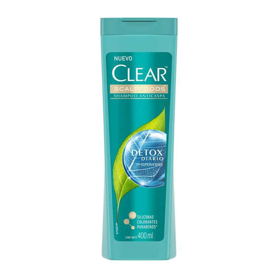 SHAMPOO CLEAR DETOX DIARIO X 400 ML - Ecofarma