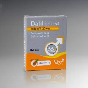 DAFIL GEL 20 MG CAJA X 4 SACHET - Ecofarma