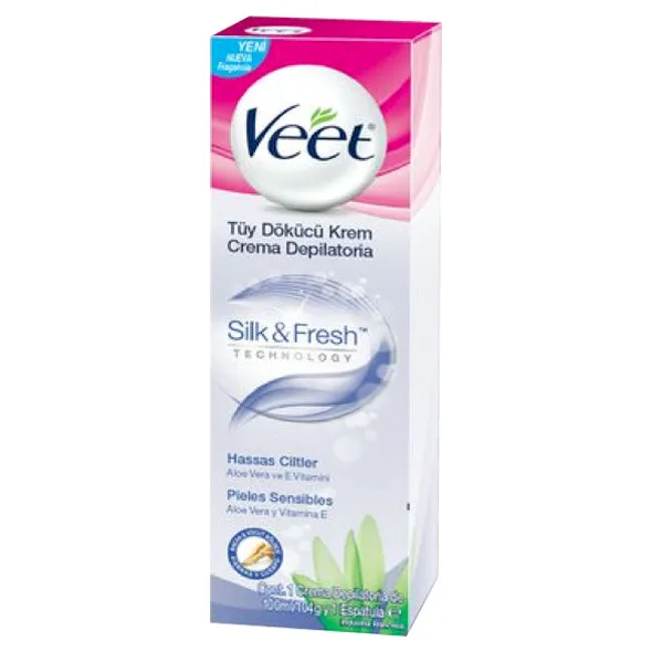 VEET CREMA DEPILADORA PIEL SENSIBLE X 100 ML - Ecofarma