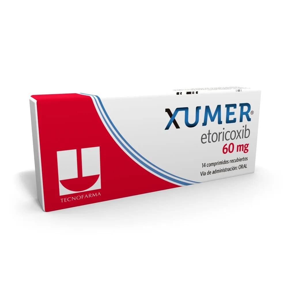 XUMER 60 MG CAJA X 14 COMPRIMIDOS - Ecofarma