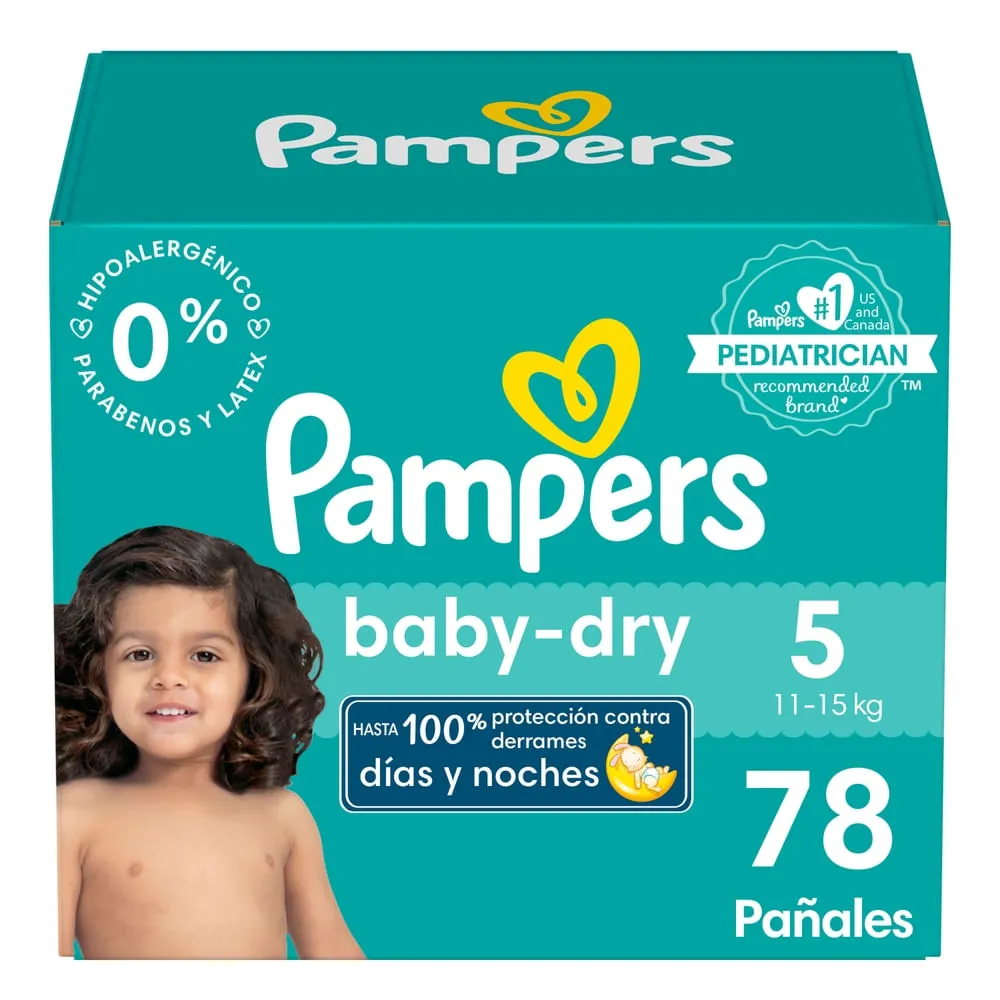 PAÑAL PAMPERS # 5 "XG" X 78 UNIDADES - Ecofarma