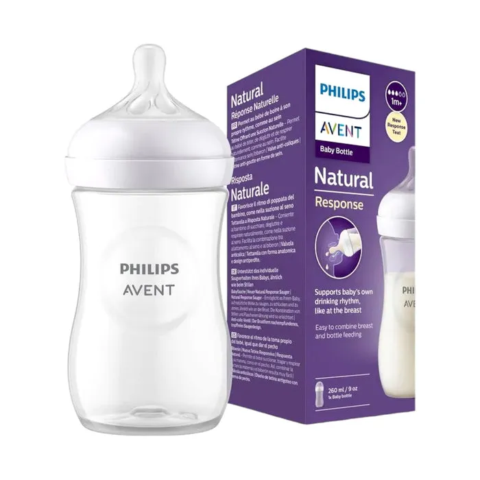 BIBERON AVENT NATURAL 260 ML X 9 OZ - Ecofarma