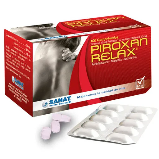 PIROXAN RELAX CAJA X 100 COMPRIMIDOS - Ecofarma