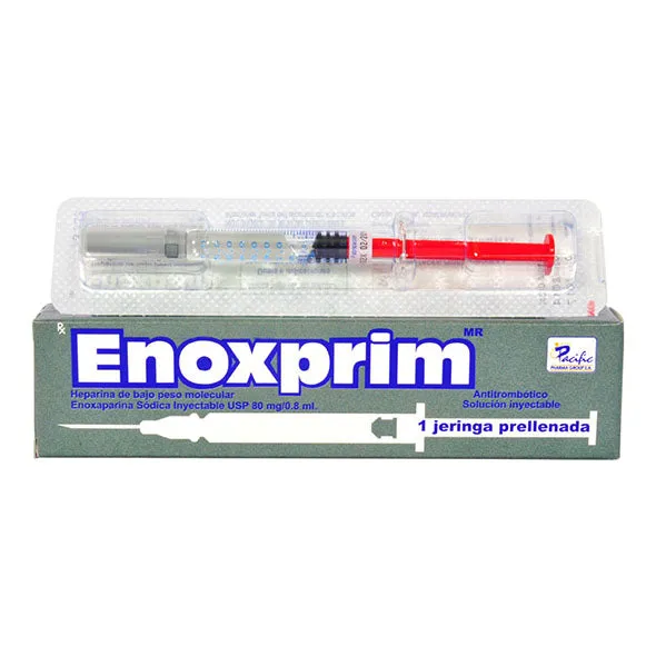 ENOXPRIM 80 MG CJA X 1 JERINGA PRELLENADA - Ecofarma