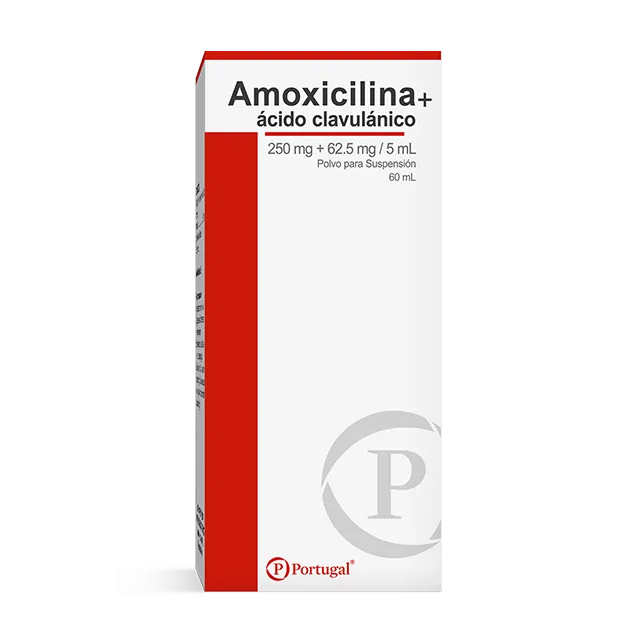 AMOXICILINA + AC. CLAVULANICO 250 MG SUSPENSION FCO X 60 ML - Ecofarma
