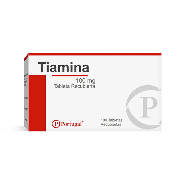 TIAMINA 100 MG VITAMINA B1 CAJA X 100 - Ecofarma