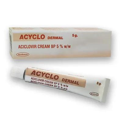 ACYCLO DERMAL ACIVLOVIR CREMA TBO X 5 GR - Ecofarma