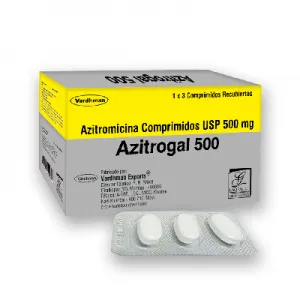 AZITROGAL 500 MG CAJA X 3 TABLETAS - Ecofarma