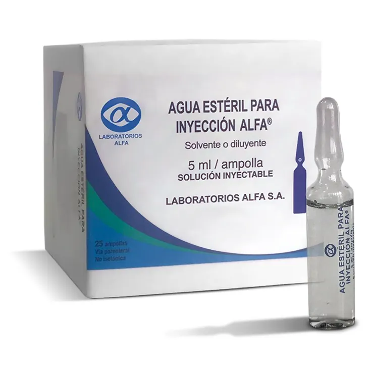 AGUA ESTERIL PARA INYECCION CAJA X - Ecofarma