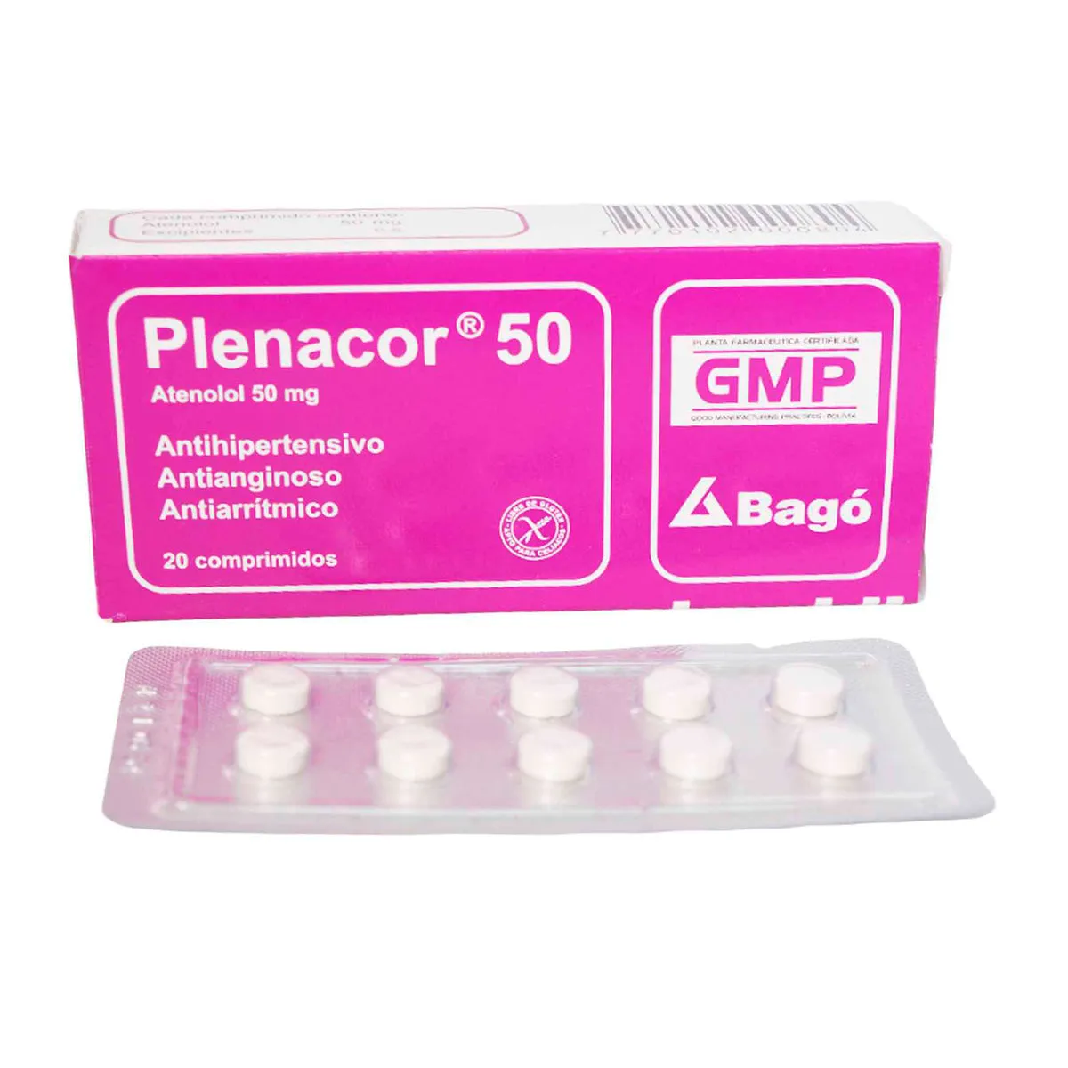 PLENACOR 50 MG CAJA X 20 COMPRIMIDOS - Ecofarma