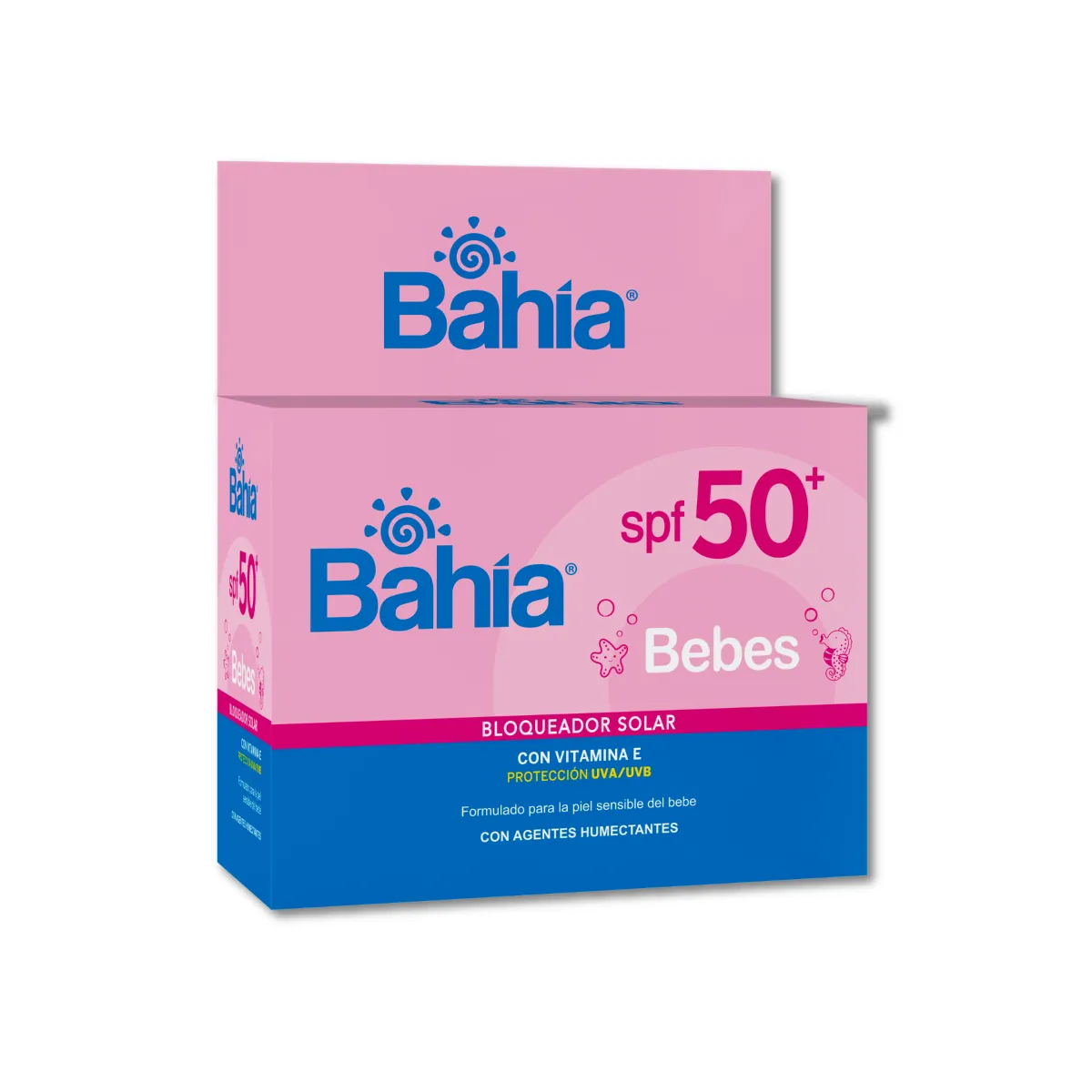 BAHIA BLOQUEADOR SOLAR BEBE SPF 50 CAJA X 20 SACHET - Ecofarma