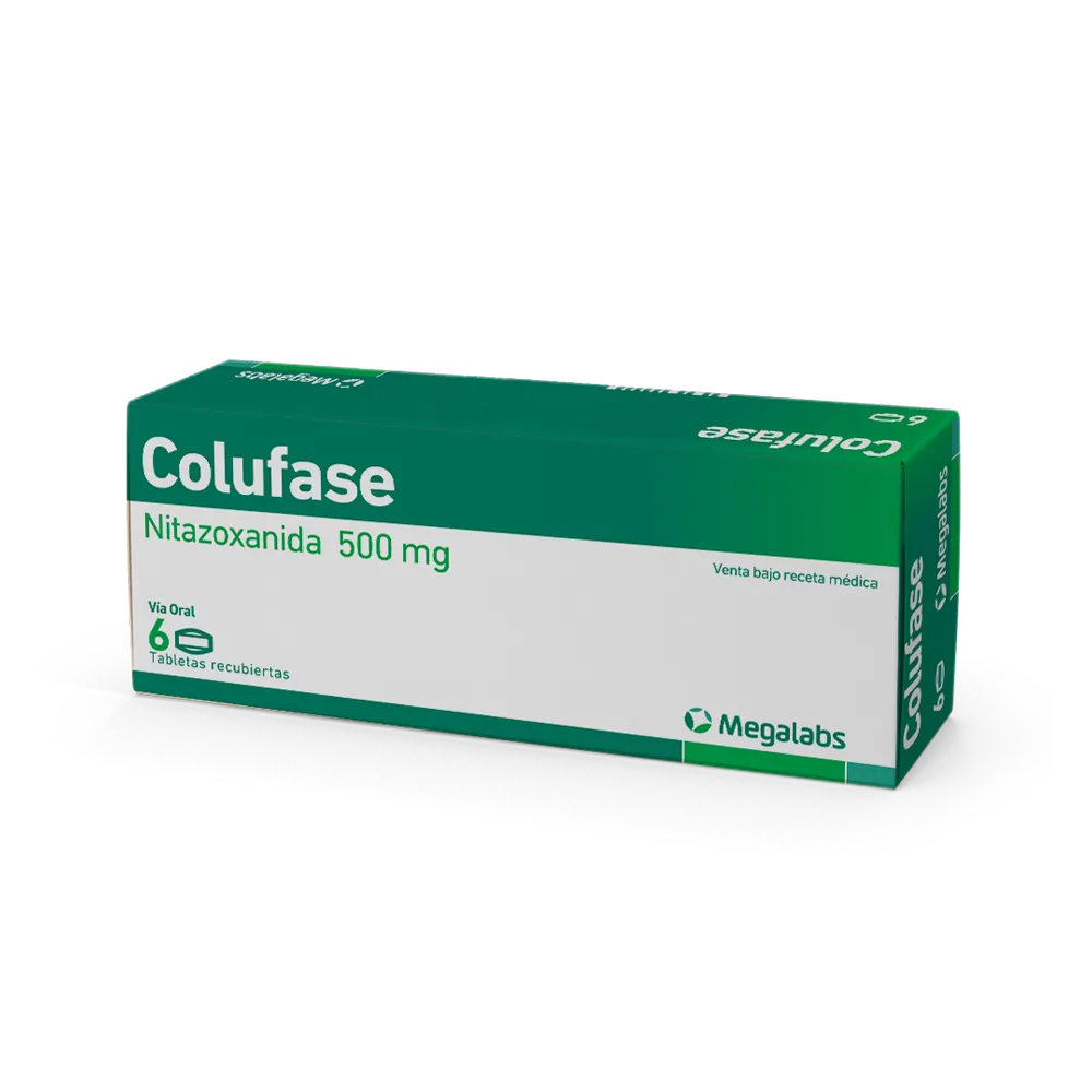 COLUFASE 500 MG CAJA X 6 TABLETAS RECUBIERTAS - Ecofarma