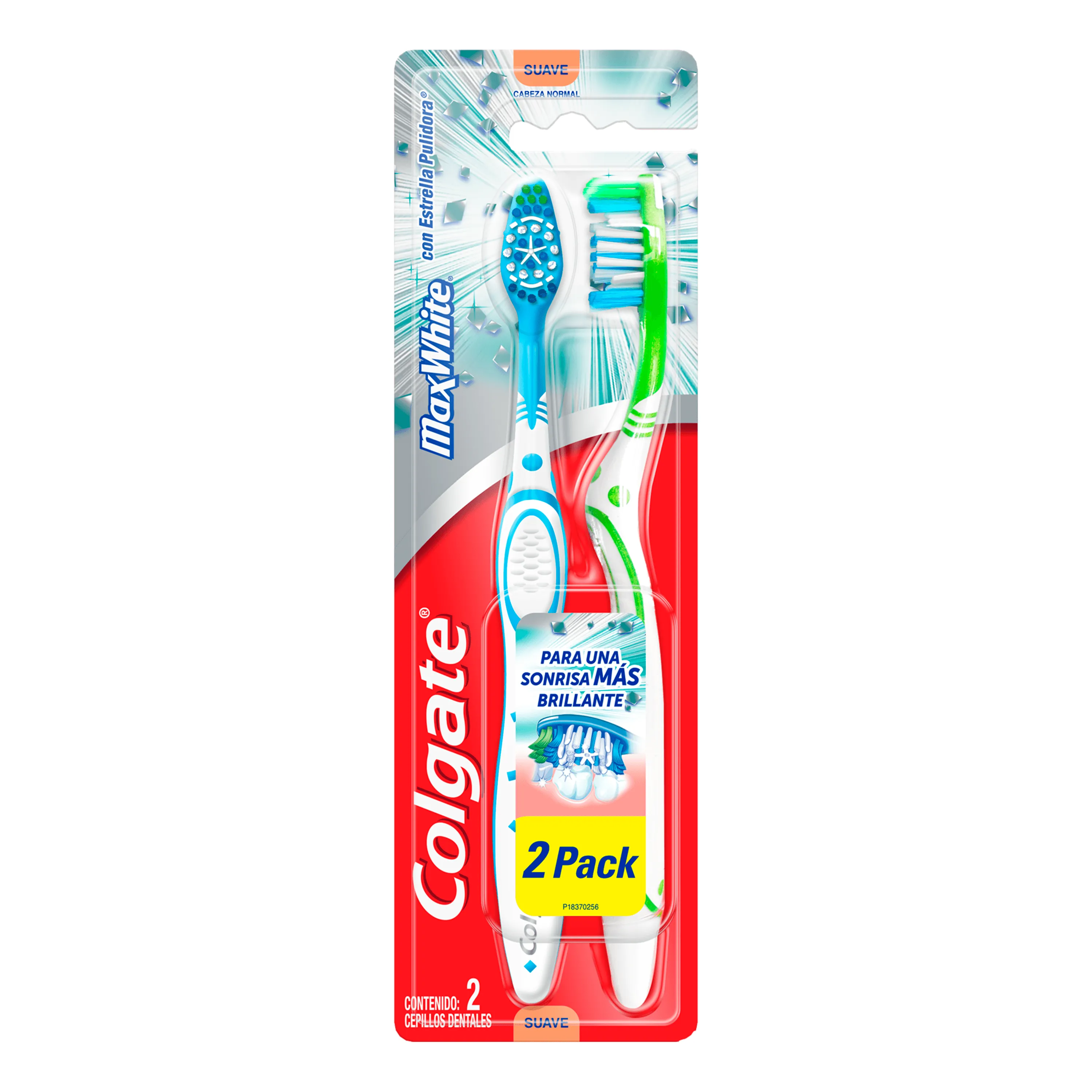 CEPILLO COLGATE MAX WITHE X 2 UNIDADES - Ecofarma