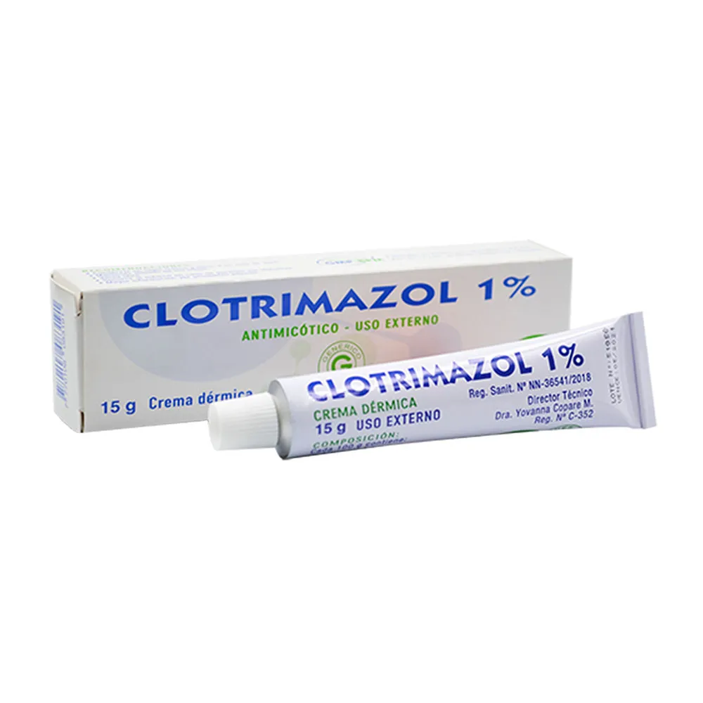 CLOTRIMAZOL 1% CREMA DERMICA TUBO X 15 G - Ecofarma