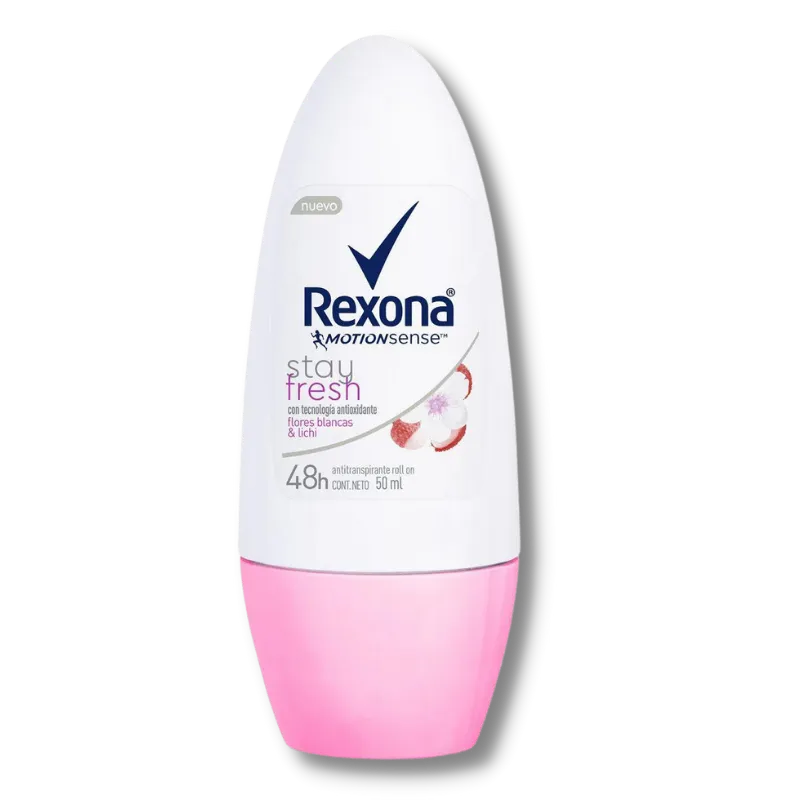 DESODORANTE REXONA ROLLON FLORES X 50 ML - Ecofarma