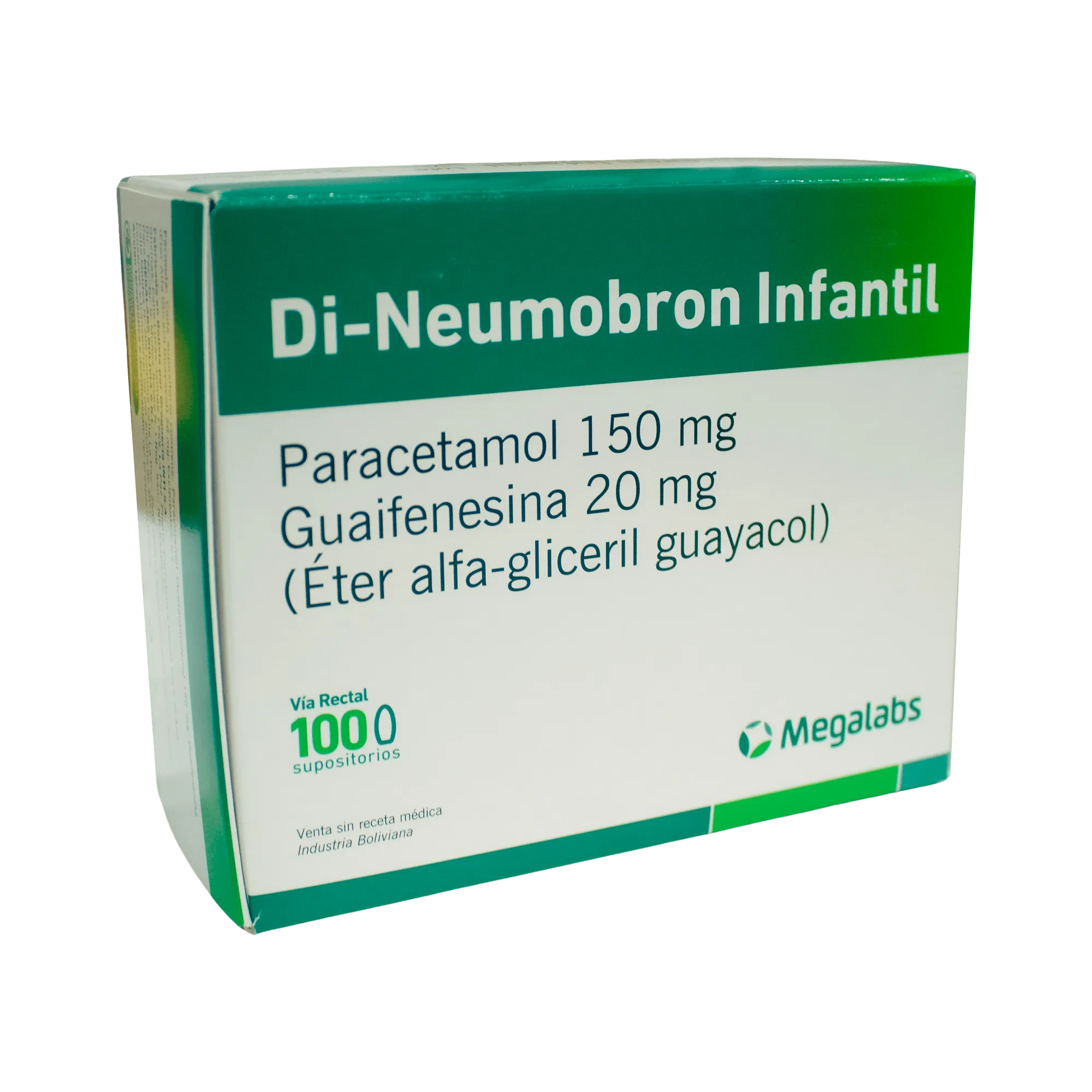 DI NEUMOBRON INFANTIL CAJA X 100 SUPOSITORIOS - Ecofarma