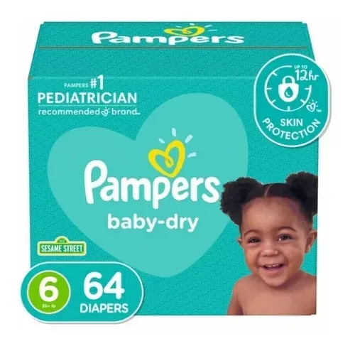 PAÑAL PAMPERS # 6 "XXG" X 64 UNIDADES - Ecofarma
