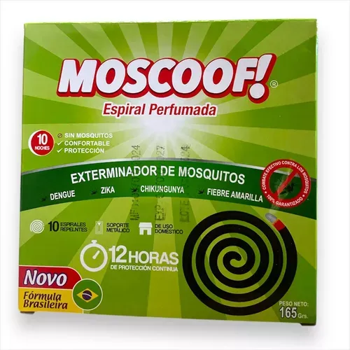 MOSCOFF ESPIRALES CAJA X 10 UNIDADES - Ecofarma