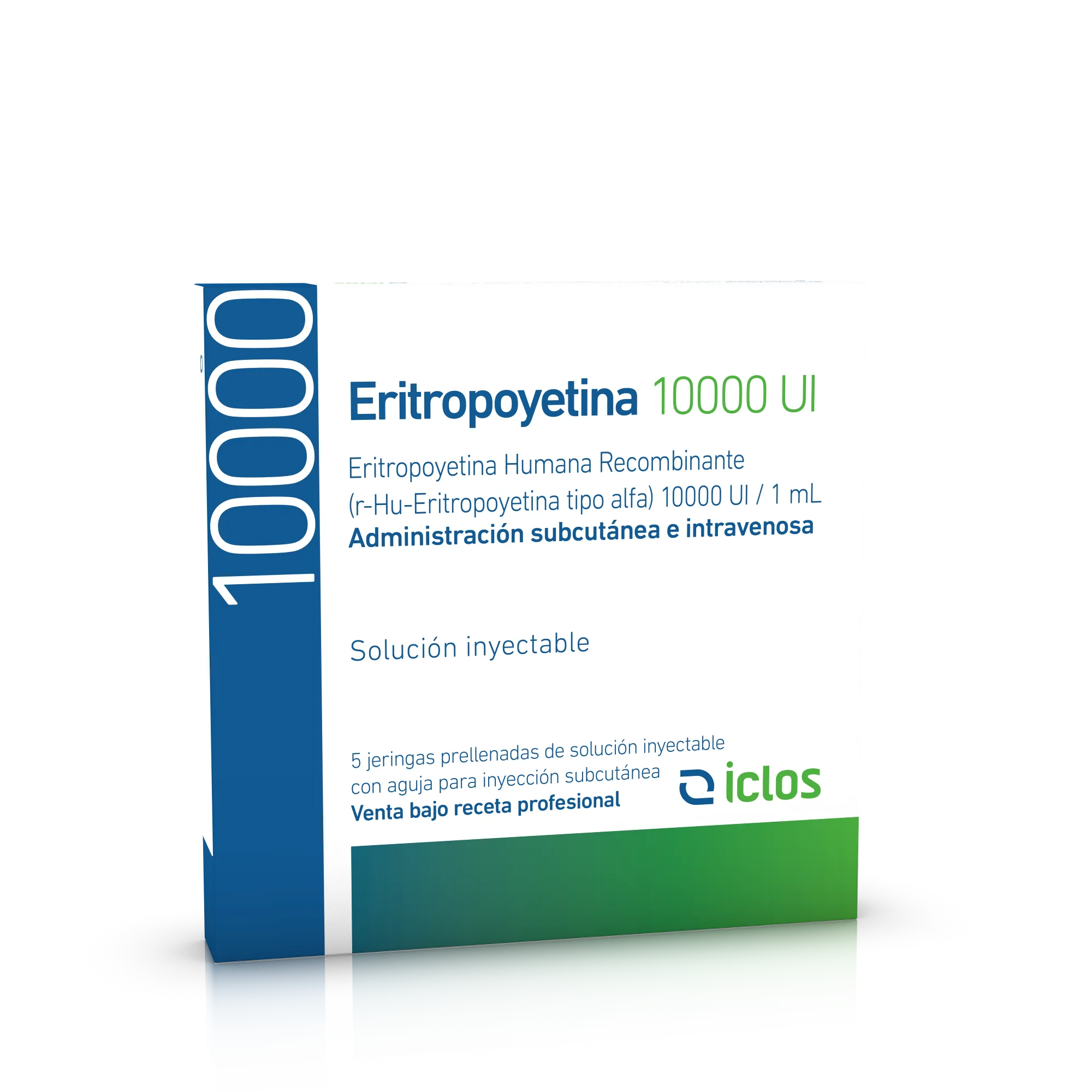 ERITROPOYETINA 10000 UI CAJA X 1 JERINGA PRELLENADA - Ecofarma