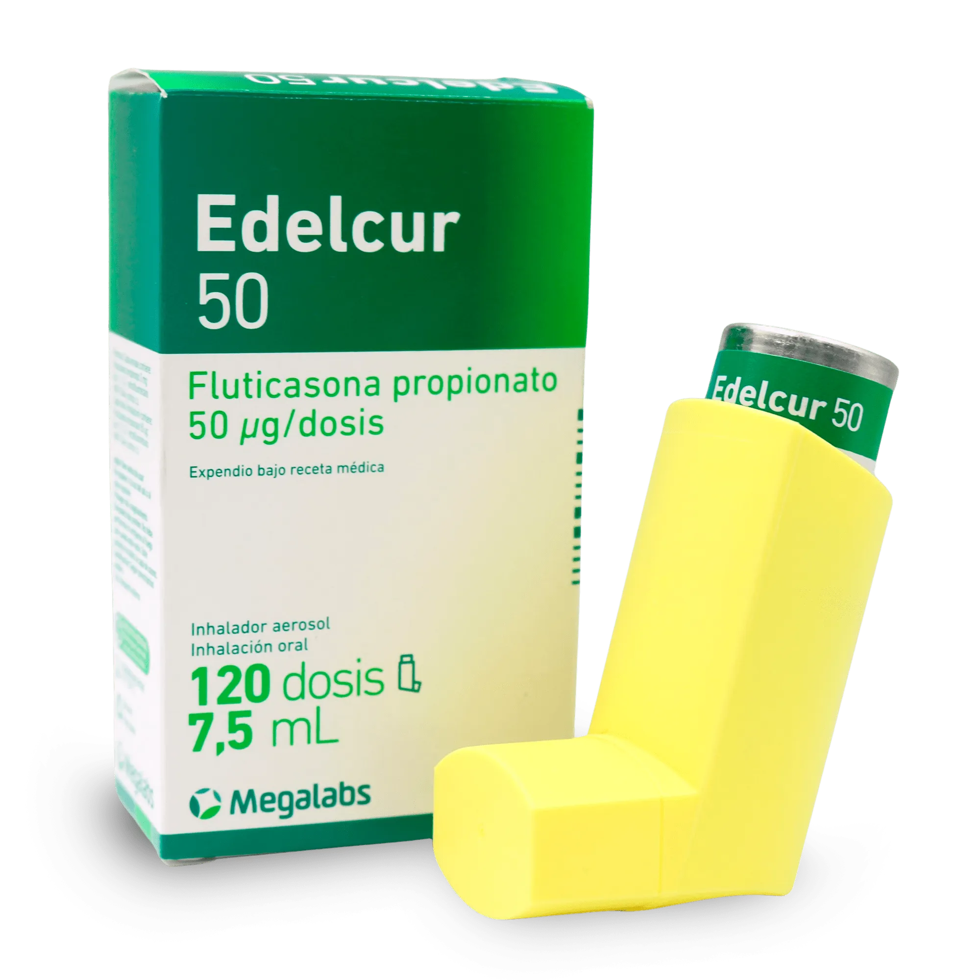 EDELCUR 50 MCG AEROSOL X 120 DOSIS - Ecofarma