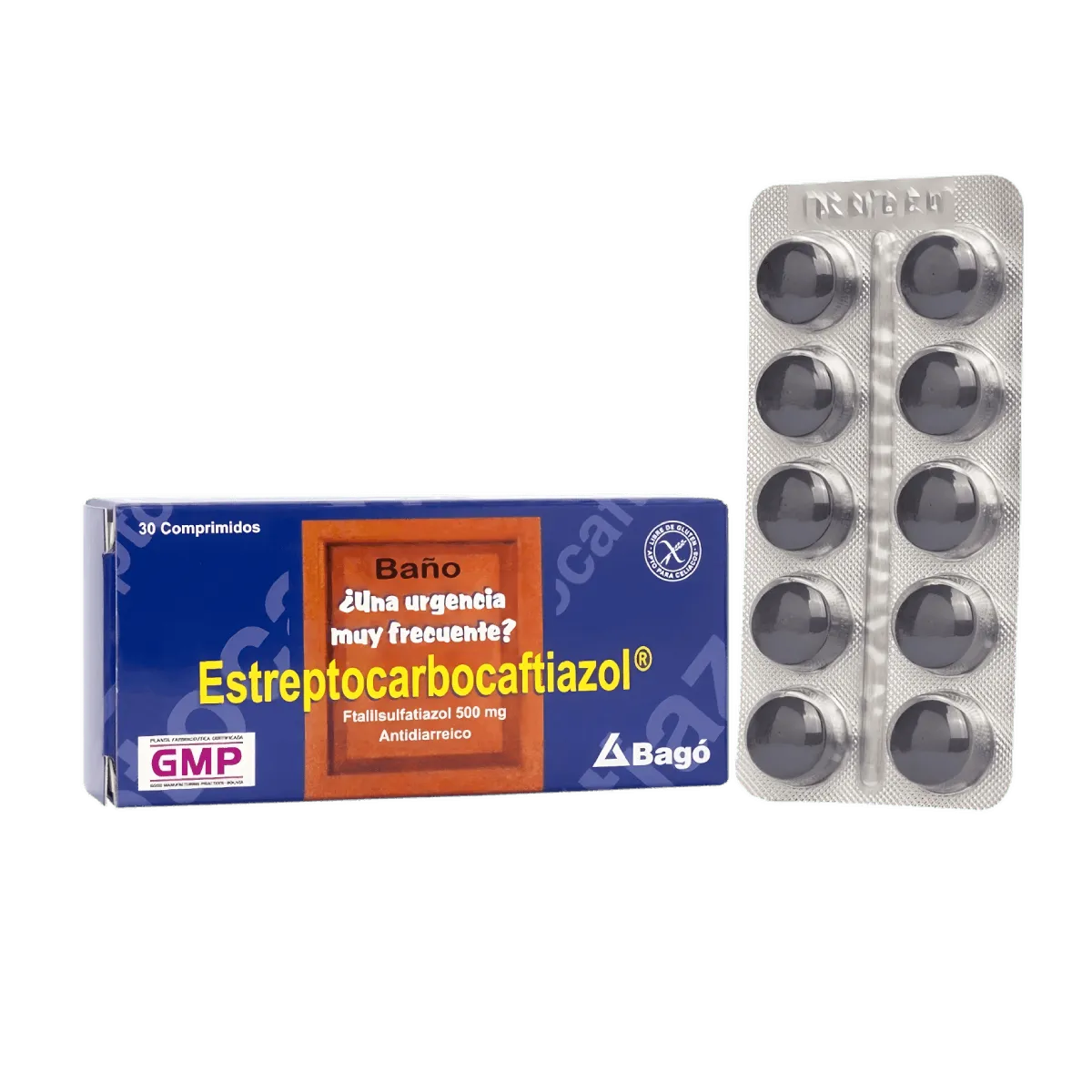 ESTREPTOCARBOCAFTIAZOL CAJA X 100 COMPRIMIDOS - Ecofarma