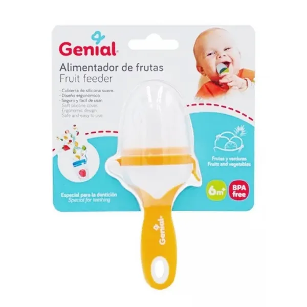 ALIMENTADOR DE FRUTAS PARA BEBE GENIAL 6M+ - Ecofarma