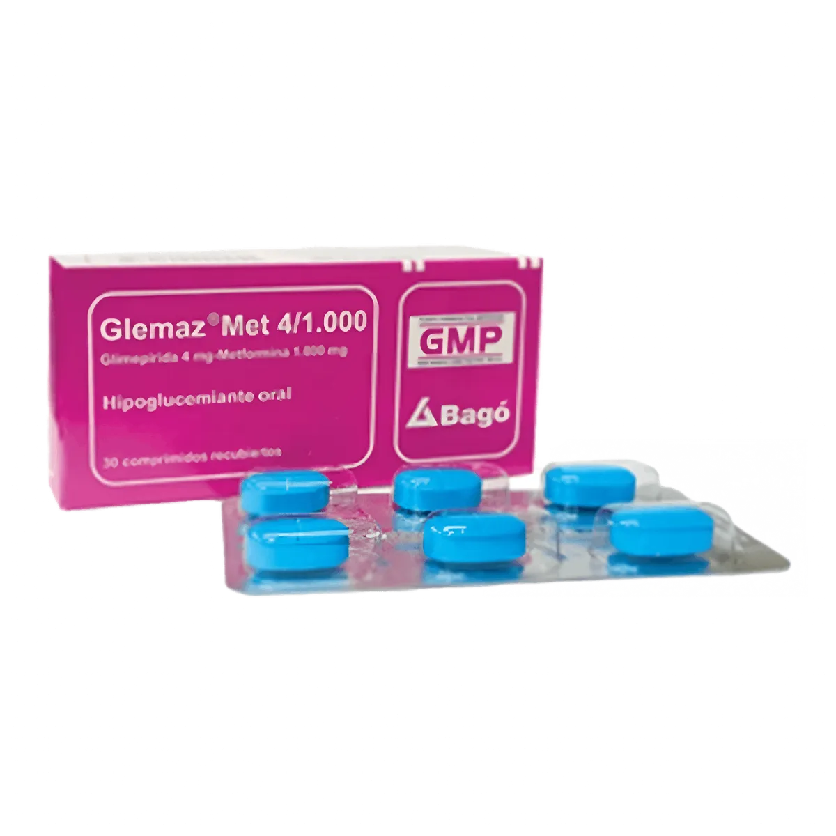 GLEMAZ MET 4/1.000 CAJA X 30 COMPRIMIDOS - Ecofarma