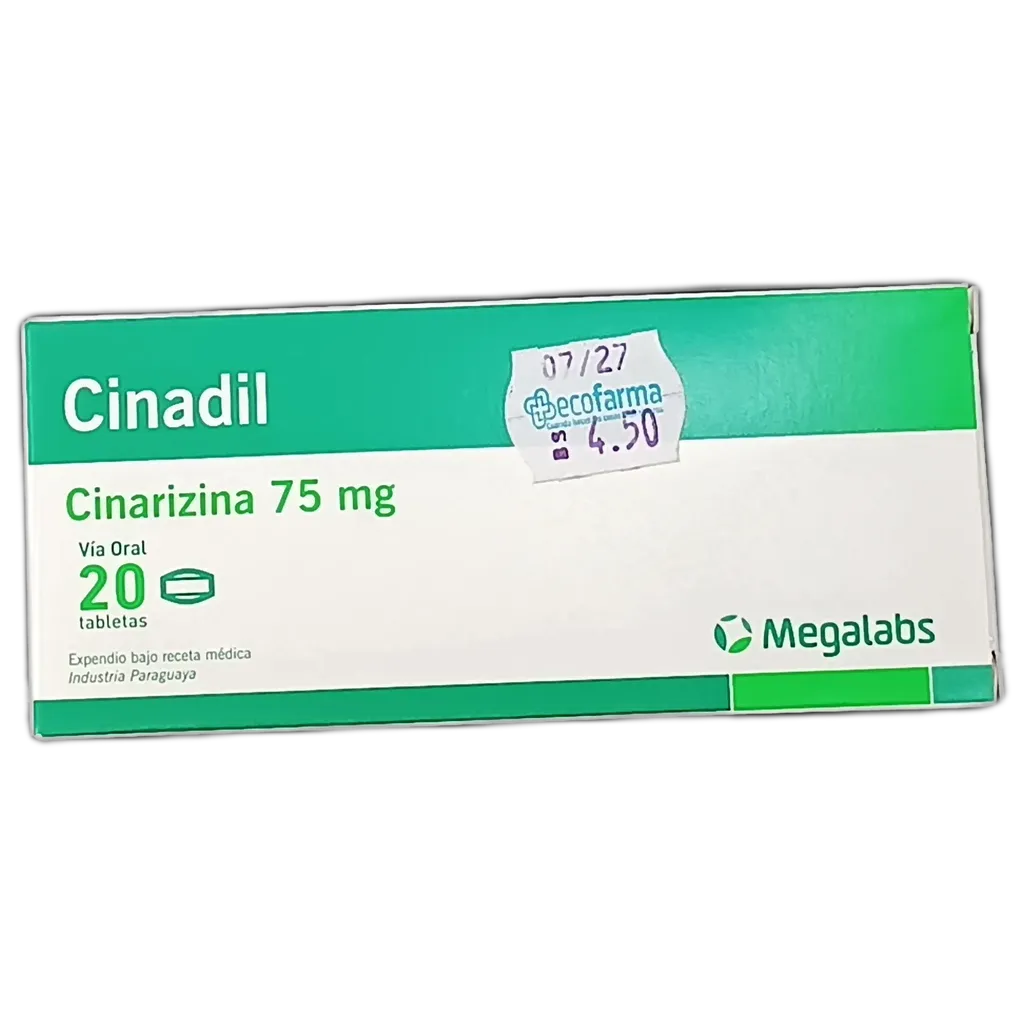 CINADIL 75 MG CAJA X 20 COMPRIMIDOS - Ecofarma