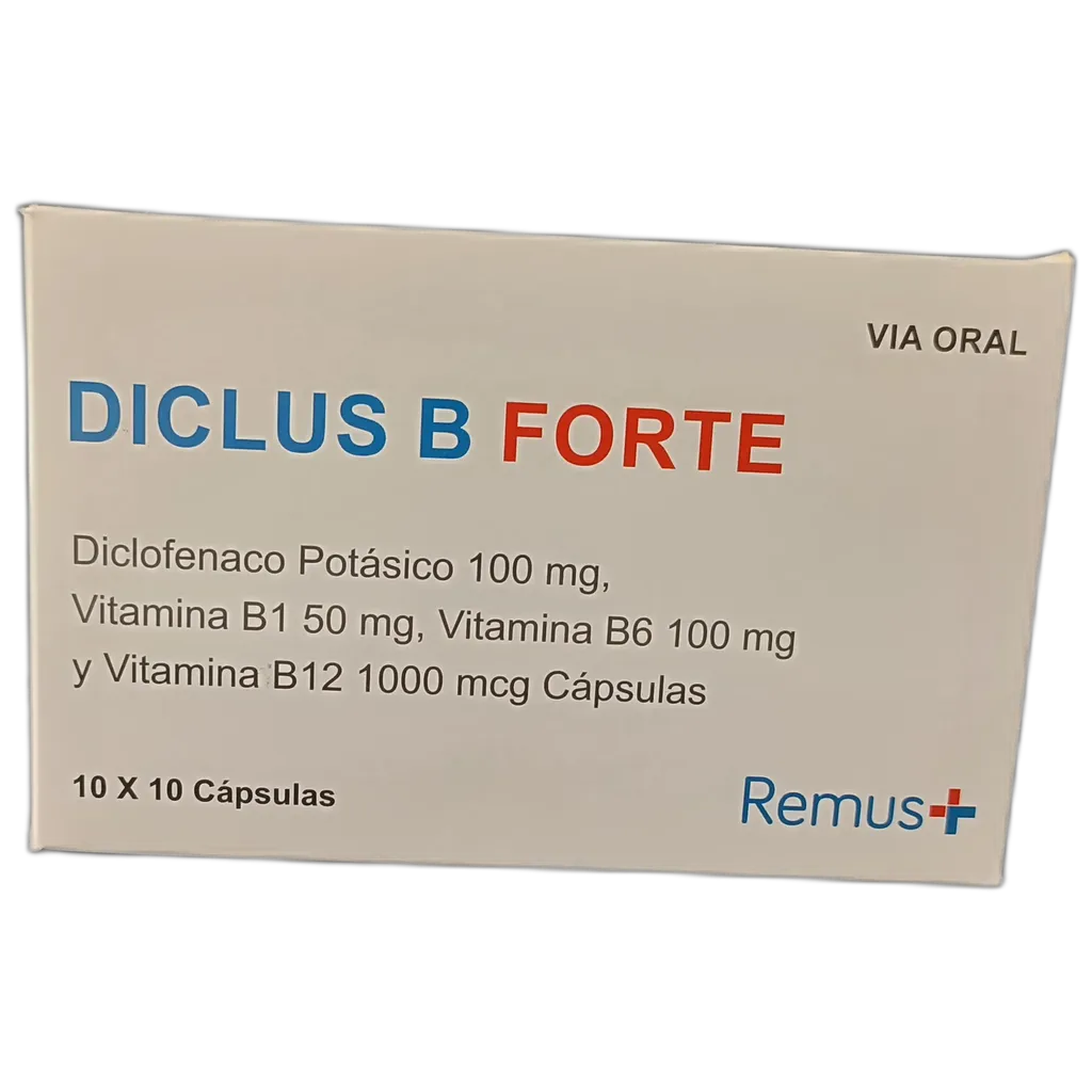 DICLUS B FORTE CAJA X 100 CAPSULAS - Ecofarma