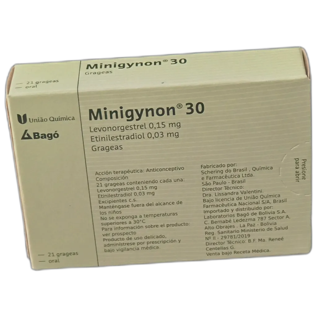 MINIGYNON CAJA X 21 COMPRIMIDOS - Ecofarma