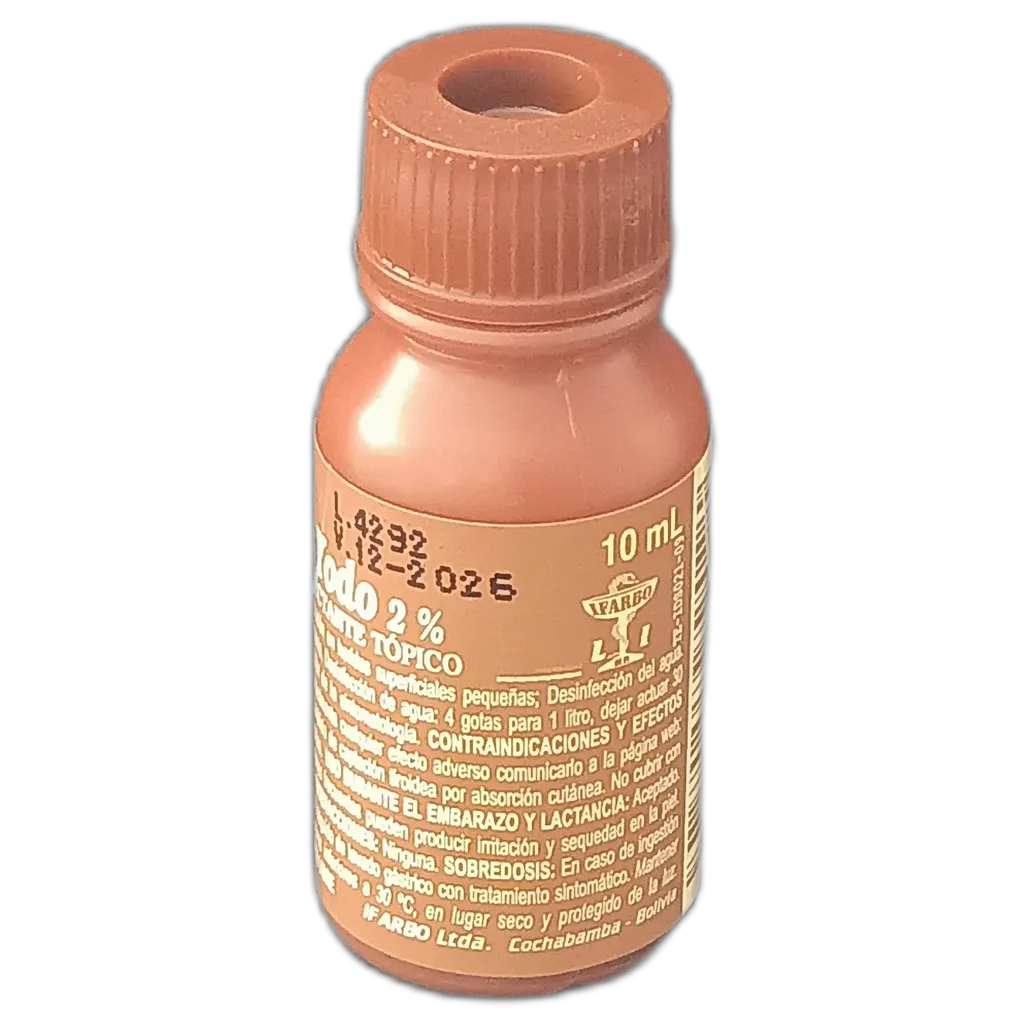 TINTURA DE YODO  SOLUCION   X 10 ML - Ecofarma